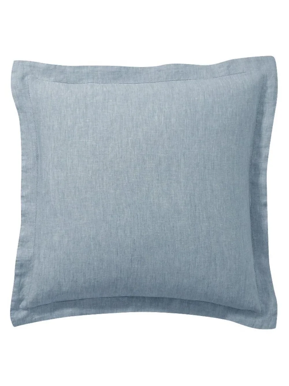 New! POTTERY BARN Belgian Flax Linen Sham Euro Chambray 26” Pillow Cover NWT